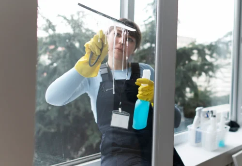 Nettoyage de vitres intérieures et extérieures à Saint-Silvain-Bellegarde